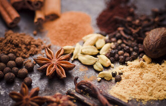 Ingredients of gingerbread spice