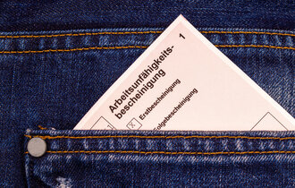 Krankschreibung in der Hosentasche