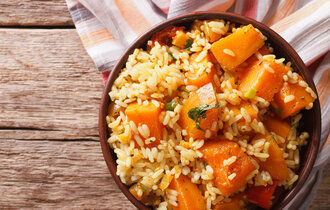 Kürbisrisotto